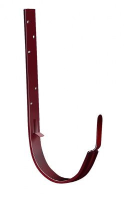 Крюк длинный Grand Line глянцевый 125 мм RAL 3005 Красное вино