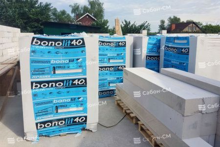 Газосиликатные П-образные блоки Бонолит Проджект Электросталь 500х250х250, D500